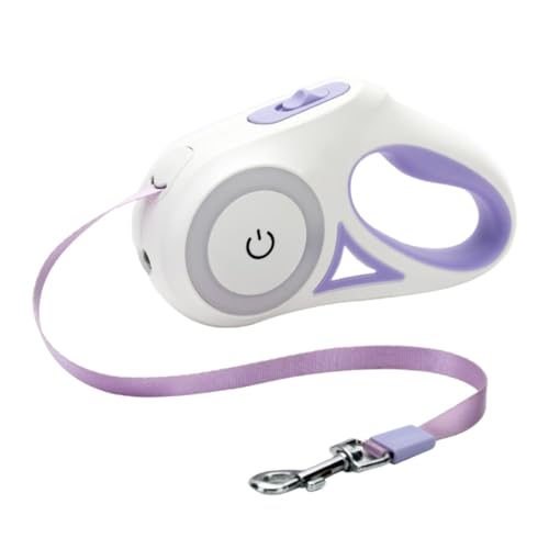 ifundom Telescopic Dog Leash with LED Light Long Traction Rope for Dogs Portable Durable Design for Easy Training and Walking for Breeds