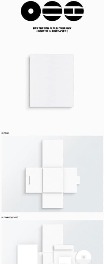 B.T.S ARIRANG 5th Album [2 Version Set] Rooted in Korea + Rooted in Music, 2 CDs + 2 Photobooks + 2 Photocard Sets + Poster