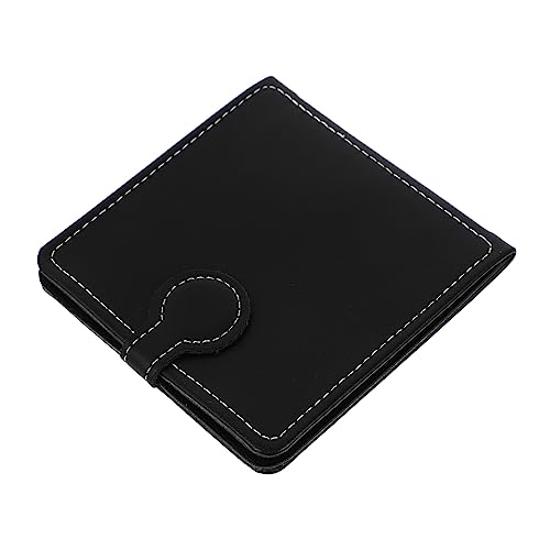 Toyvian 1Pc Guitar Picks Storage Pouch Compact Black Guitar Pick Bag Organizer Durable and Wear Resistant Convenient Storage present for Musicians