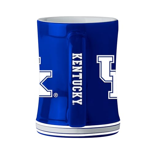 Image of Logo Brands NCAA Kentucky Wildcats 14oz Ceramic Relief Mug with Team Logo and Elongated Handle