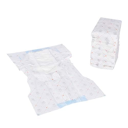 Image of Arm & Hammer for Pets Disposable Female Dog Diapers with Odor Control and Wetness Indicator Leak Resistant for Incontinence and Heat Cycles Size Small 15-19 Inch Waist 12 Count 6 Pack Daily Wear