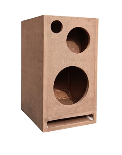 Image of NRS AUDIO 6 /6.5 in & 4 in & 2 in Tweeter [Left Side] L Port Car Subwoofer Speaker Box