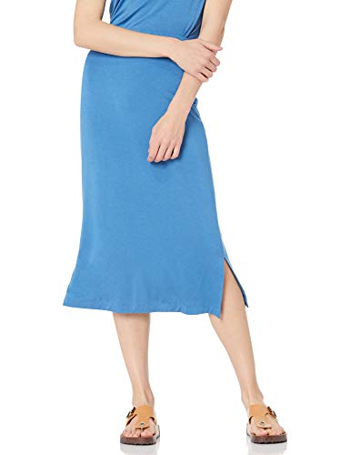 Image of Amazon Essentials Women's Pull-On Knit Midi Skirt with Elastic Waist, Stretchy (Available in Plus Size)