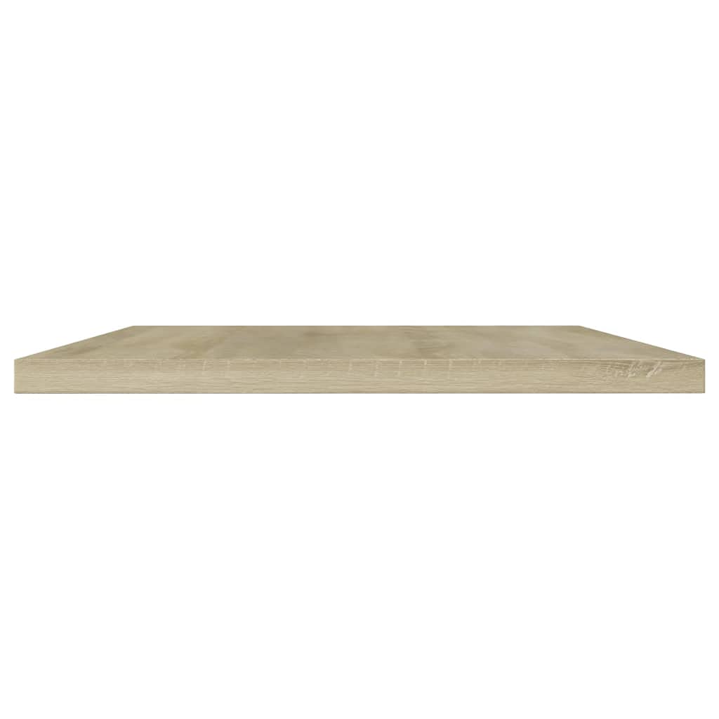 Regał na książki, 8 szt., dąb sonoma 40 x 30 x 1,5 cm, system regałów z możliwością rozszerzenia przechowywania, do biura, salonu i sypialni, modułowy i wszechstronny