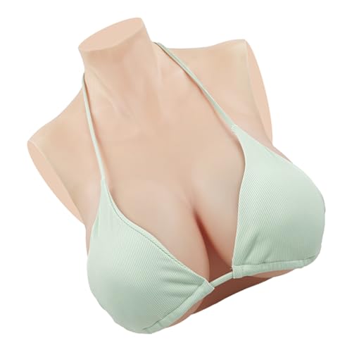 SOULDESIRE Silikon Brüste Crossdresser Brüste silikonbrüste Künstliche Brüste für Crossdresser Transgender Cosplay C Cup Silikon Elfenbein)