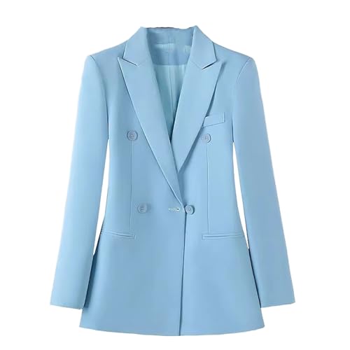 Blazer Ample Décontracté Femme Veste Légère Contre le Froid du Bureau