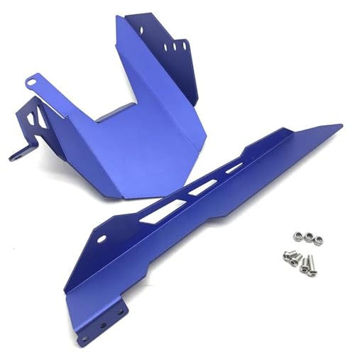 Protector de piñón para Yamaha MT07 contra impactos de piedras con panel CNC rojo 3