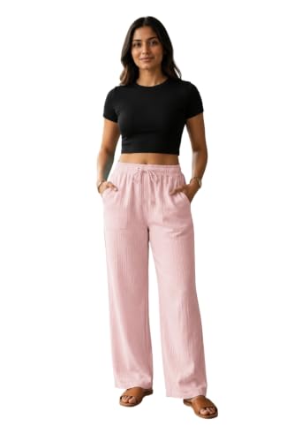 Image of Women Linen Cotton Pants