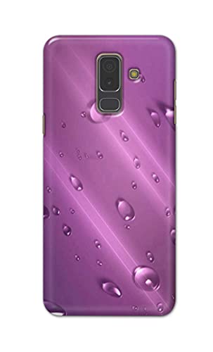 Image of PRINTFIDAA Water Bubbles in Lilac Background Printed Designer Hard Back Case Cover for Samsung Galaxy A6 Plus (2018) (6.0 inch) / Samsung J8 (2018), J810F / DS -(SF) MVN1005