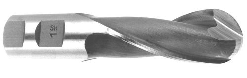 Drill America DWCT1122 HSS 2 Flute Single End Ball End Mill, 5/8" x 1/2" Shank