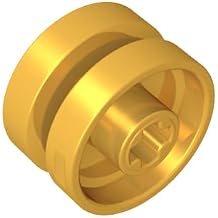 Gobricks GDS-1490 18976 Wheel Wheel 18x12 with Axle Hole and Stud, 50 pcs