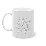 Materiale di alta qualità: materiale: 100% ceramica | Volume: 330 ml | Dimensioni: taglia unica | Altezza: 9,5 cm | Diametro: 8,0 cm | Superficie: lucida | Nota: lavabile in lavastoviglie, adatto al microonde, evitare il contatto con oggetti appuntiti | Extra: stampato su entrambi i lati!