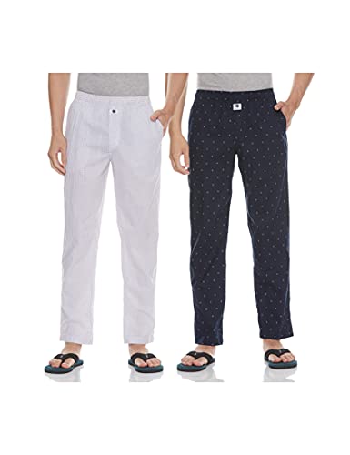 Image of Amazon Brand - Symbol Men's Printed Regular Fit Pyjamas (Pack of 2) Pajama Bottom