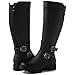 GLOBALWIN Women's Knee High Fashion Boots Black Boots for Women 8M