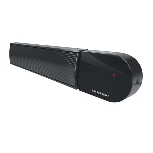Mirrorstone Ionis Infrared Bar Heater, 1200W, Black