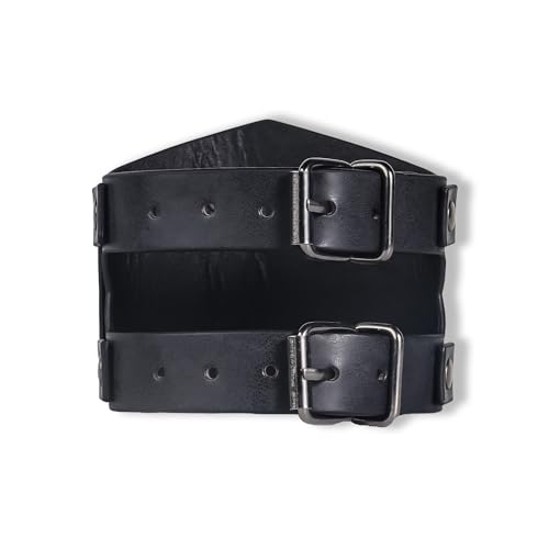 Medieval Viking Runes Faux Leather Cuff Bracelet Nordic Buckle Fastening Wristband For Cosplay4