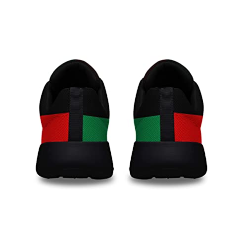 Sonzj-II Juneteenth Shoes, Freeish Since 1865 African American Women Running Sneakers Unisex Casual Tennis Shoes4