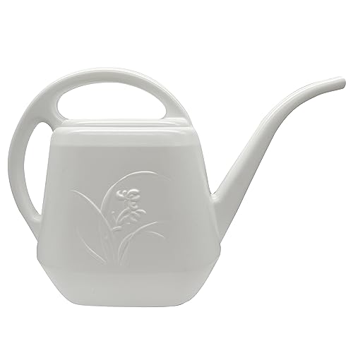 UFANME Plant Watering Can - Indoor and Outdoor Home Garden - 1/2 Gallon - White