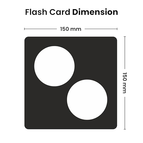 Image of SPARTAN KIDS Black and White Flash Cards for Babies & Infants - Brain Stimulation & Early Learning Developmental Toys for Toddlers, High-Contrast Visual Stimulation Cards - 40 Cards