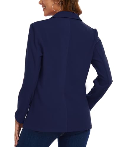 MINTLIMIT Womens Casual Long Sleeve Blazer Button Front Notch Lapel Work Office Business Blazers Jackets with Pockets3