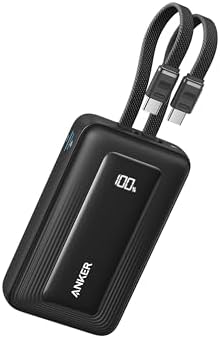 Anker Zolo Power Bank 20.000mAh de 45 W máx con Dos Cables USB C ...