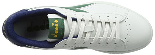 Diadora game p sneakers bianco verde blu