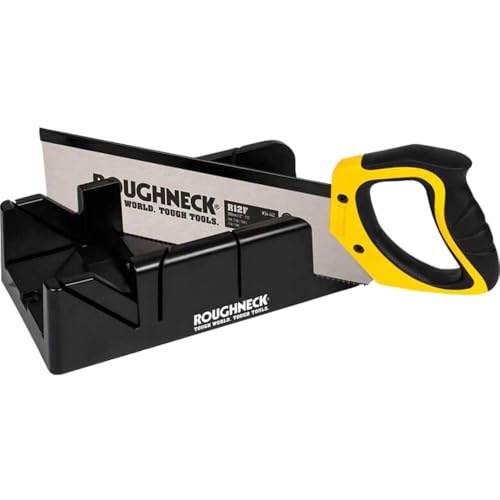 Roughneck ROU34490 R12F - Mitre Box & Hardpoint Tenon Saw - Fine 300mm/12 - 11T