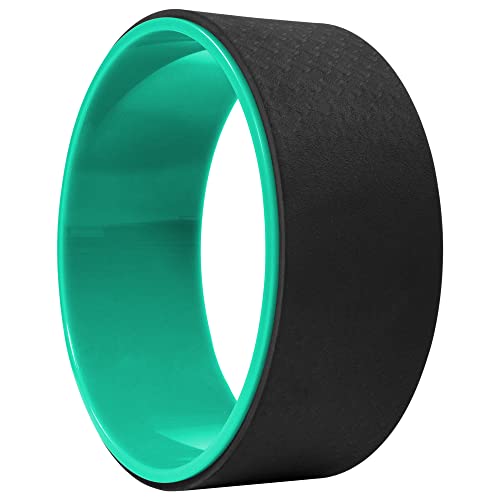 BodyRip Green Yoga Wheel Ring | Foam Stretcher, AB Strengthener, Thigh Muscle Massager, Back Pain Relief, Sleep Meditation | Workout Accessories, Pilates Equipment, Gym Hoop, Home Excersize