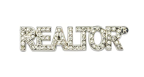 Real Estate Agent REALTOR® Crystal Lapel Pin