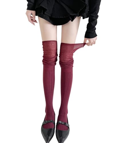 Image of Mrotrida Women's Heart Pattern Tights Elastic Jacquard Love Heart Pantyhose Stockings