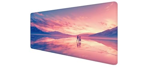 Tapis de souris gaming imperméable à bords cousus et base caoutchouc