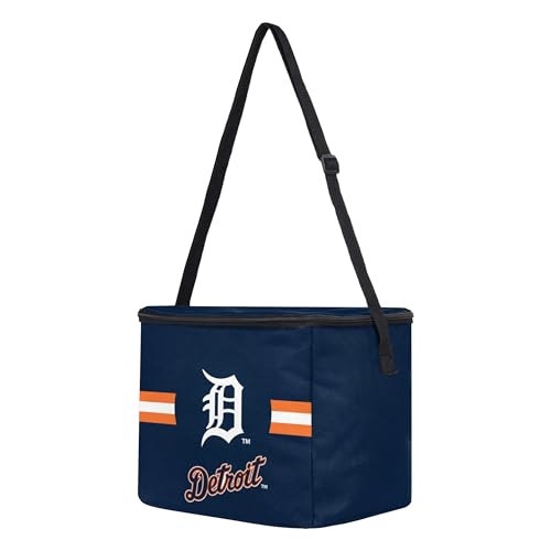 Image of FOCO MLB Officially Licensed Primary Logo Team Stripe 6 or 12 Pack Soft Insulated Game Day Baseball Lunch Tote Cooler