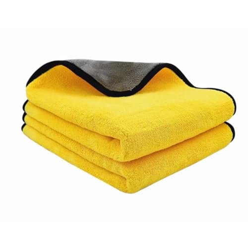 Image of Premium Microfiber Towels, Ultra-Absorbent for Car Detailing, Home, Kitchen & Sport, Cloth with Hanging Loop, Without Residual Lint, Scratches or Water Spots (30 * 30cm, Pack of 2)