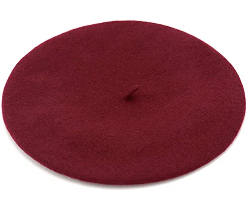 Image of Yaksa Unisex Wool Blend French Artist Beret Caps for Women & Men