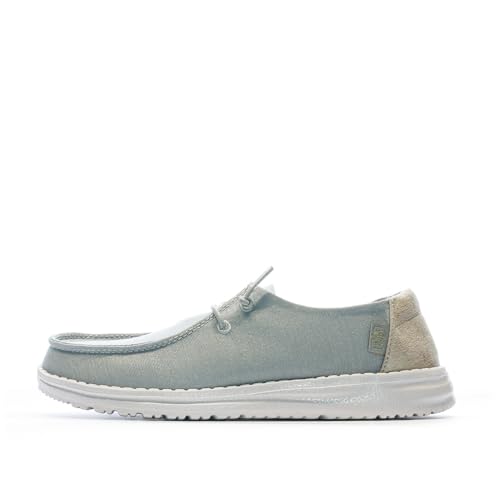 Image of HEYDUDE Women's Wendy Glitter Smoke Quartz Size 5 | Women's Shoes | Women's Slip On Shoes | Comfortable & Light-Weight