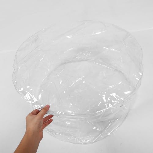 Pouf rangement peluches transparent et léger pour chambre