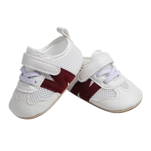 Image of Baby Boys Girls Sneakers Toddler Non-Slip Soft Rubber Sole First Walking Shoes Infant Newborn Crib Dress Shoes