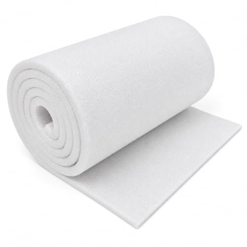 Image of Portable Foam Mattress for Floor Sleeping | 12 mm High-Density White Foam Sheet | Lightweight Roll-Up Travel Mattress for Home, Guest, Yoga, Camping, Hostel & Meditation