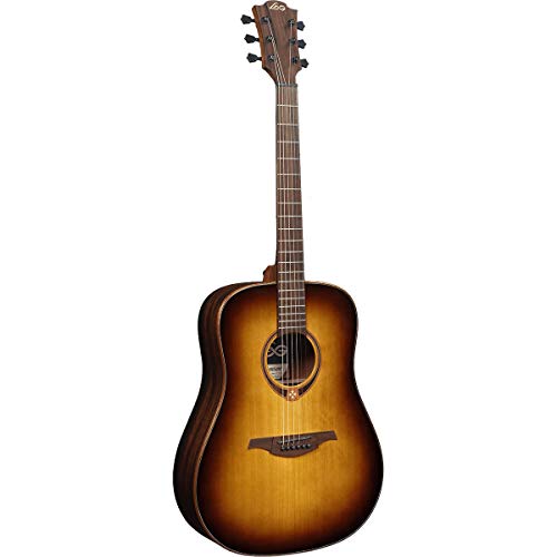 Lâg T118D-BRS – Guitare acoustique Tramontane – Brown Shadow - Les Beatles, Paul McCartney, John Lennon, RIngo Starr, George Harrison Lâg T118D-BRS - Guitare acoustique Tramontane - Brown Shadow