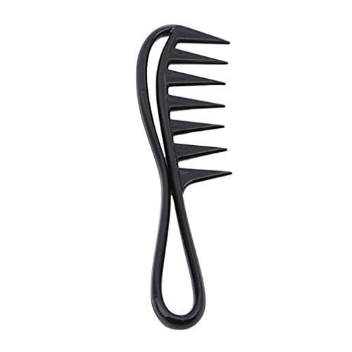 Image of Wide Tooth Comb for Curly, Wavy & Thick Hair - Detangling Comb for Wet & Dry Hair - Anti-Breakage, Softening Hair Tool for Men & Women