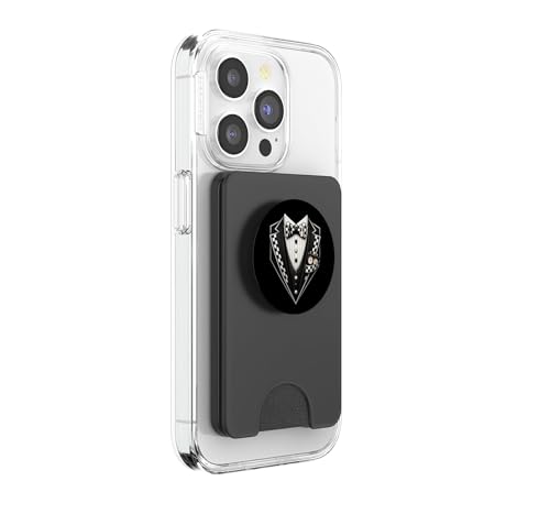 PopSockets PopWallet ajedrez esmoquin: adiós a caídas del móvil 4