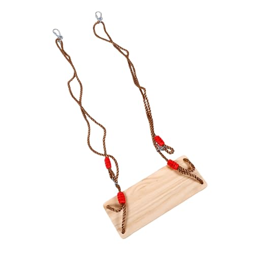 ERINGOGO Wooden Tree Swing for Adults Outdoor Swing Seat Charming Design for Backyard Patio Garden Comfortable for Fun