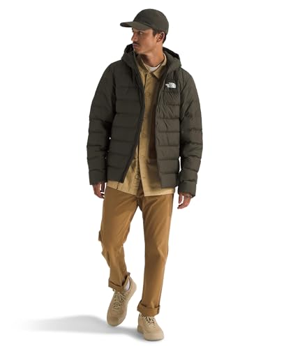 Image of THE NORTH FACE Men's Aconcagua 3 Hooded Jacket | Insulated, Wind & Water Resistant, Attached 3 Piece Hood With Cinch Cord