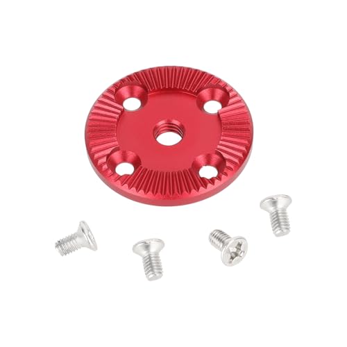 Image of CAMVATE Aluminum Rosette Standard Accessory M6 Thread Replacement(Red)-3670