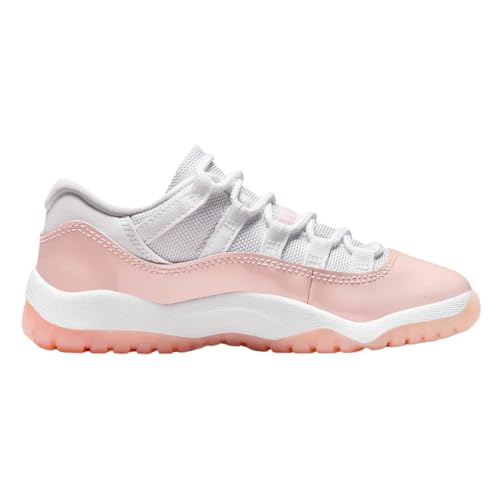 Jordan 11 Retro Low Little Kids Shoes White/Legend Pink Size-1.52