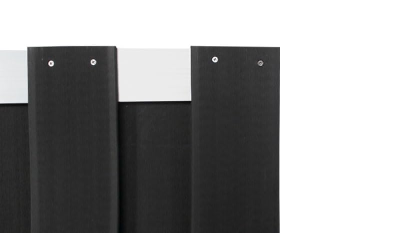 WPC Sichtschutzzaun 180x180 cm Bausatz – blickdichtes Zaunelement mit WPC Lamellen & Alu-Querriegeln, Komplettset inkl. Schrauben, ohne Pfosten, Garten-/Terrassenzaun