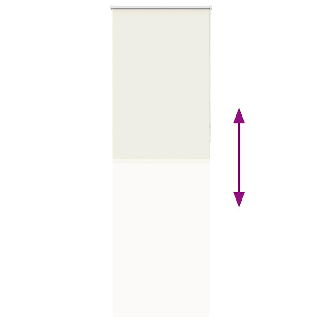 Verdunkelungsrollo, Elfenbeinfarben, 70 x 210 cm | 100 % Polyester, leicht zu reinigen, Wand- oder Fenstermontage, Kindersicherung