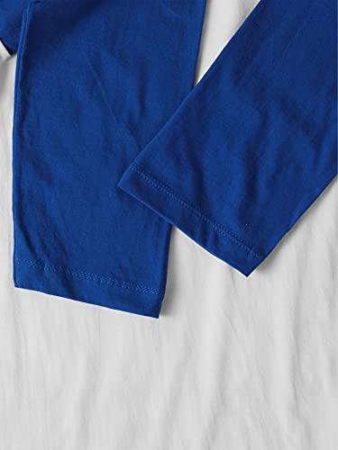 Camiseta Raglán de béisbol para hombre, manga 3/4, mezcla dual premium miniatura 5