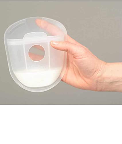 Fairhaven Health Milkies Milk-Saver, Milk Catcher For Breastmilk, Shell To Collect Leaking Breastmilk, Collector Cup For Nursing & Breastfeeding, Saves Up To 2 Ounces Of Leaking Liquid Gold, Silicone-Free #TOP1