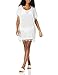 Taydey Womens Summer Sexy Vibrant Color Chiffon Bathing Suit Cover Up White